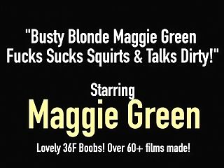 Big-boobed Blonde Maggie Green Fucks Deepthroats Squirts &...